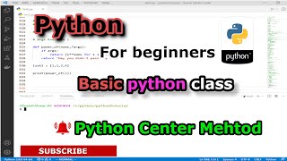 Python string method - Tutorial How to use center() method in python | Basic tutorial (beginners)