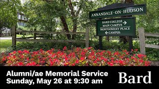 Bard College Alumni/ae Memorial Service 2024