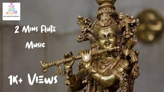 2 Mins Lord Krishna's Flute Music for RELAXATION | Krishna flute |flute music | krishna