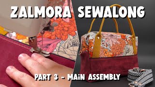 Zalmora Crossbody Sewalong Part 3 - Finishing the Bag