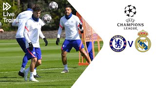 Chelsea Live Training | Chelsea v Real Madrid | UEFA Champions League