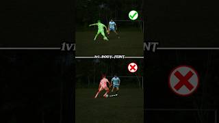 1v1 BODY FEINT TECHNIQUES ⚽️.#football #footballskills #soccer #bodyfeint #shorts