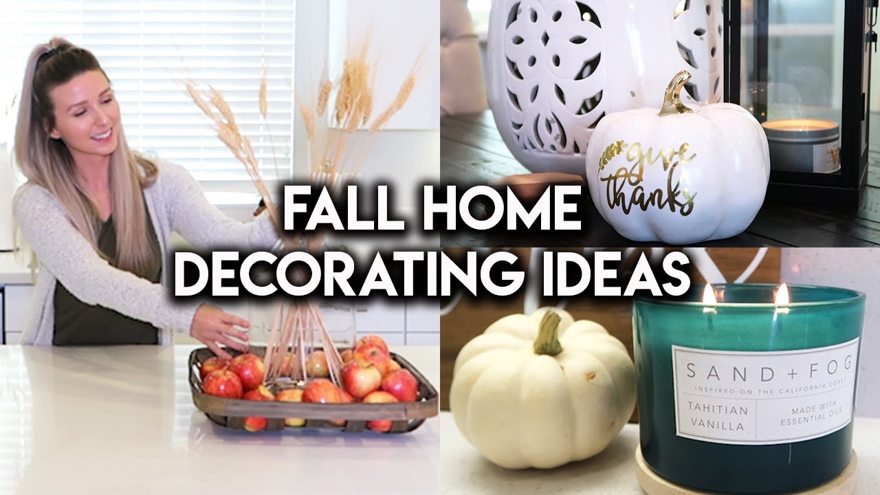 Fall Decorate With Me Kitchen Decor Ideas Youtube