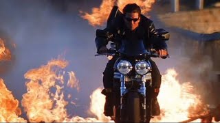 Tom Cruise in Triumph Speed Triple 955i \u0026 Daytona 955i   / Mission Impossible 2 (2000) ☆☆☆☆☆