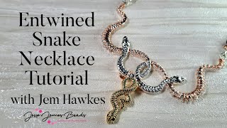 Wire Wrapping Jewelry Tutorial: Entwined Snake Necklace