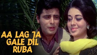 Aa Lag Ja Gale Dilruba - Mohammed Rafi | Old Romantic Songs | Sanjay Khan, Babita | Dus Lakh