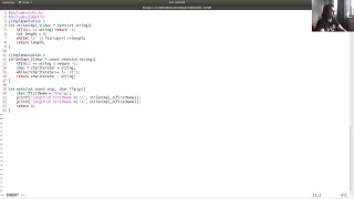 strlen function from string.h implementation in C