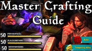 TOP 20 MASTER CRAFTING TIPS in ESO! (Elder Scrolls Online tips for PC, Xbox One, PS4)