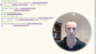 Recursive project search in Emacs