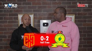 Cape Town City 0-2 Mamelodi Sundowns | League Will Be Won Before World Cup | Tso Vilakazi