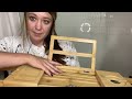 Review of Bath Pillow and Bamboo Bathtub Caddy Tray Set for Luxury Bath