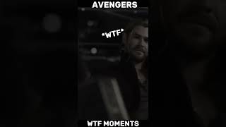 Avengers WTF moments #marvel #ironman #avengers #spiderman #thor #wtf #funny