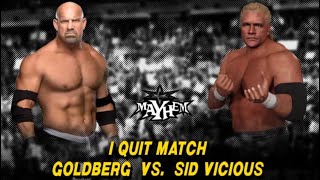 WCW Mayhem 1999 (Match 11) Goldberg vs Sid Vicious