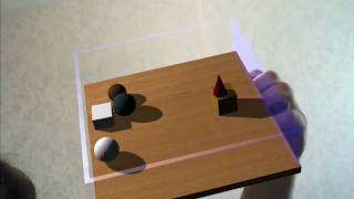 Bullet physics engine test in augmented reality