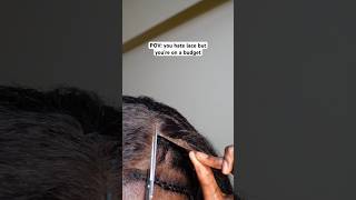 Turning old frontal into a V-Part Wig! #frontalwiginstall #vpartwig #blackgirlhairstyles #wiginstall