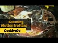 How to clean mutton trotters | clean goat 🐐 trotters |🐐| बकरी का पैर कैसे साफ करें  | CookingGo |