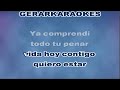 Ahora sí quiero amar - José Feliciano - Karaoke