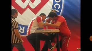 Arsen Liliev vs Khadzimurat Zoloev at Nationals Armwrestling