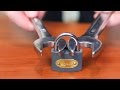 How to open a lock with a nut wrench How to open a lock with a nut wrench