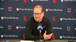 Sixers 8 game win streak over - Nick Nurse postgame press conference after loss
