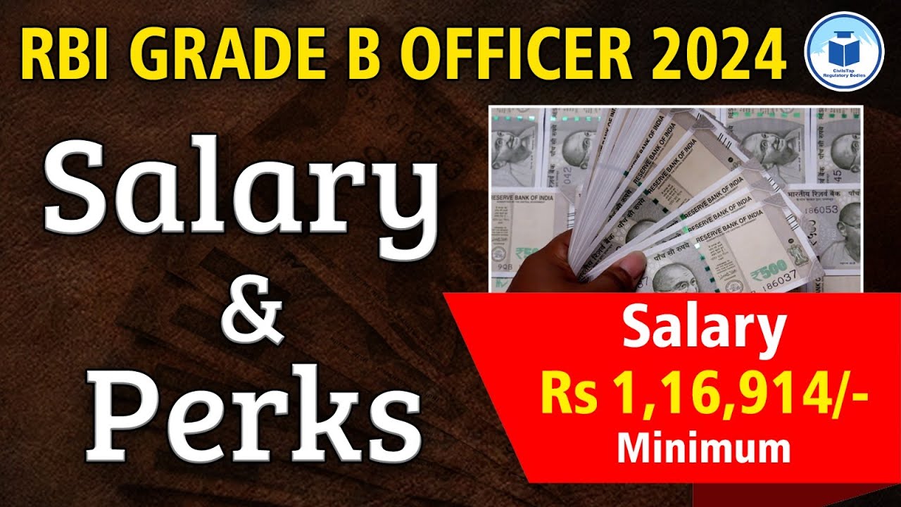 RBI Grade B Officer 2024 | Salary And Perks - YouTube