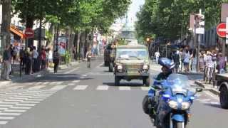 14 juillet 2013  Défilé militaire place de la Bastille à Paris