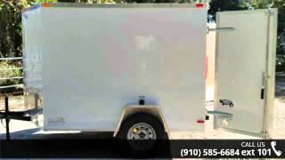 NEW 6x8 Cargo Trailer - Barn Doors , Side Door - Snapper...