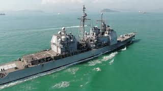 USS Chancellorsville CG-62 Hong Kong Visit 2018