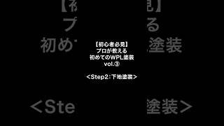 [初心者必見]プロが教える初めてのWPL塗装③