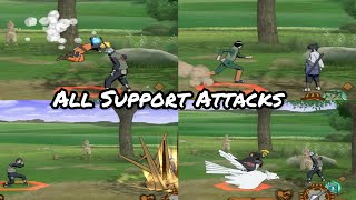 All Linked Attacks/All Support Attacks-Naruto Shippuden: Ultimate Ninja 5 (Best Version)