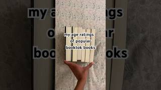 my age ratings of popular booktok books #books #booktube #reading #shorts