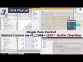 MS03e. [Siemens Motion Control] Download Axis and Program into PLCSIM, OB91 Buffer Overflow [7/10]