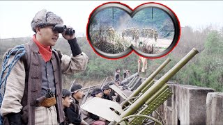 Don't panic at all! Chinese officer greet attacking Japanese army with super cannons!