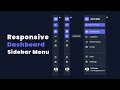 Create a Responsive Sidebar Menu Using HTML CSS & JavaScript | Easy Step-by-Step Guide