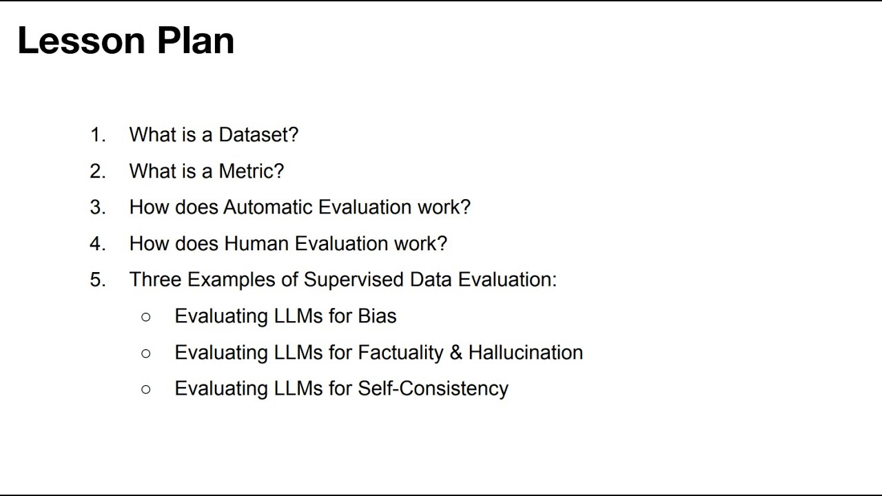 LLM Evaluation Basics: Datasets & Metrics - YouTube