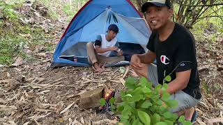 Camping di bawah pohon bambu , sambil ngopi  Aaaaaaach gerrr