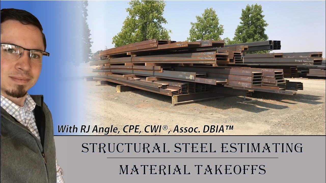 Structural Steel Estimating Material Takeoffs Youtube