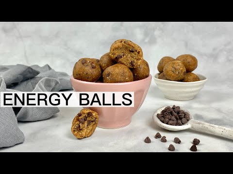 Chocolate and peanut butter energy balls recipe