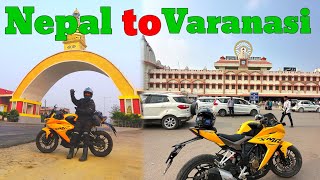 Nepal to varanasi aate time bike start nhi ho rahi Lumbini me non stop ride