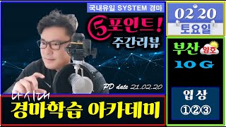 [경마방송 YB/주간리뷰] 2월 20일 부산토요일 / 고배당 4경주, 역시 지난주 소개드린  낚시대 팁!  참 쉽고 쓸만하죠^^/국내유일한 「SYSTEM 경마」