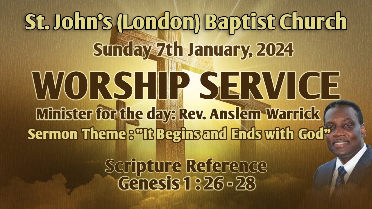 SJBC Sunday Morning Worship Service For 7th January, 2024 - YouTube