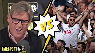 "I HOPE WE DON'T MAKE TOP 4!" 😠 Tottenham Fan CLASHES With Simon Jordan Over Daniel Levy!