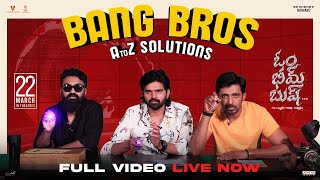 నవ్వి నవ్వి సచ్చిపోతారు🤣 : Bang Bros A To Z Solutions | Om Bheem Bush | Sree Vishnu | Priyadarshi