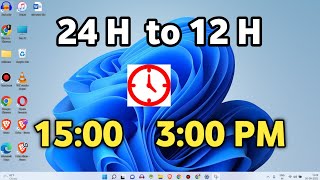 How to Change Time Format in Windows 24 Hr to 12 Hr | 24 hr to 12 hr Kaise Change Kare