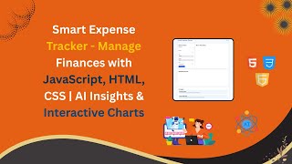 Smart Expense Tracker with HTML, CSS, and JavaScript | Step-by-Step Guide 💰📊