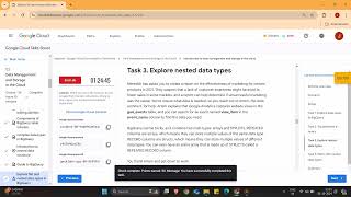 Unit 2 - Lab 1 - Explore flat and nested data types in BigQuery - Google Cloud Data Analytics