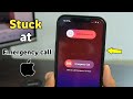 Fix iPhone Stuck on Emergency Sos Screen | iphone emergency call unlock