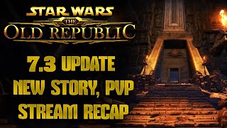 SWTOR - 7.3 New Story, New Flashpoint, PVP Changes, Economy \u0026 More (Developer Stream Recap)