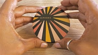 Sephora Collection Shimmering Bronzing Powder Swatches | LatteGirl