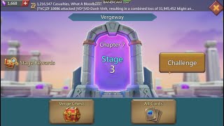 Lords mobile Vergeway chapter 7 stage 3